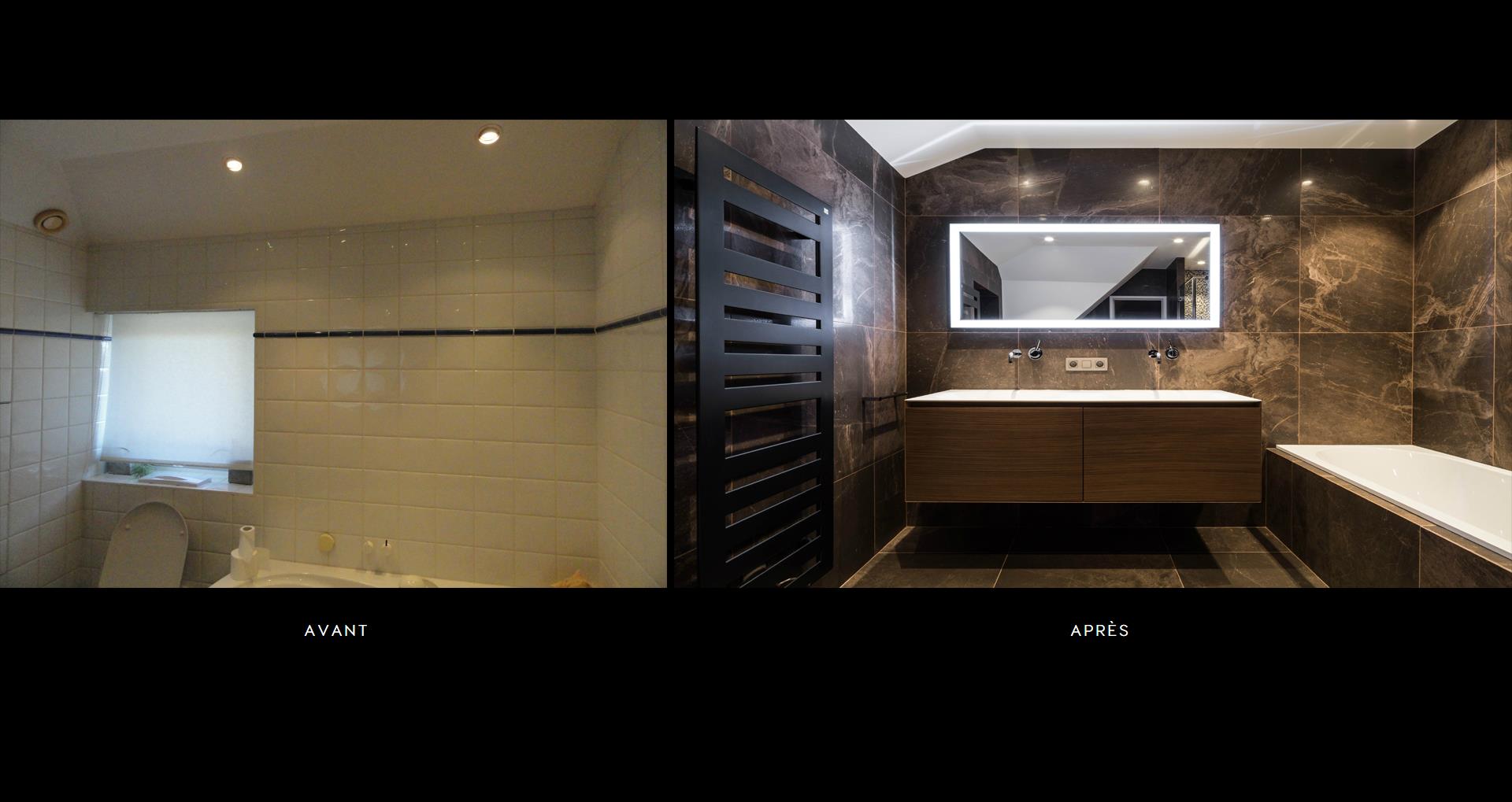 Renovation salle de bain avec douche a l'italienne réalisations