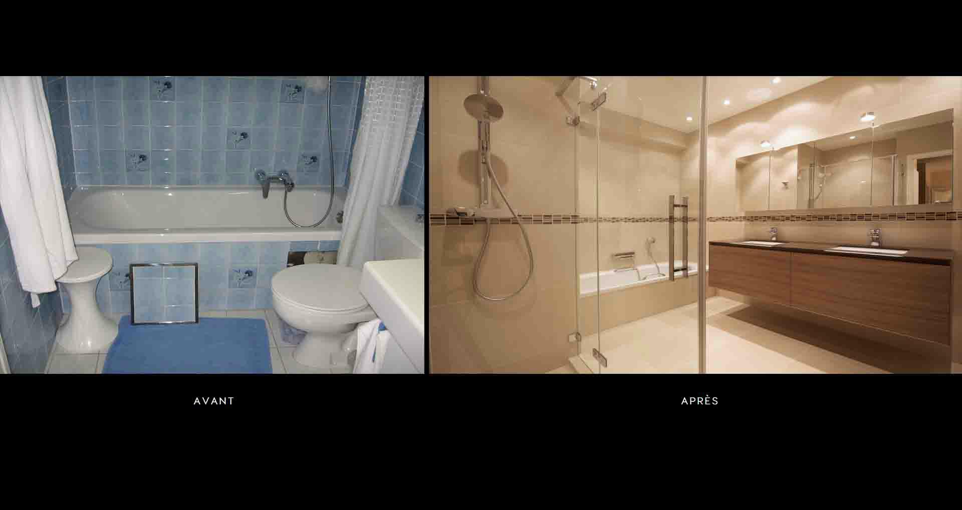 Salle de bain design réalisations renov management